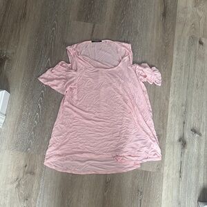 Tahari cold shoulder top